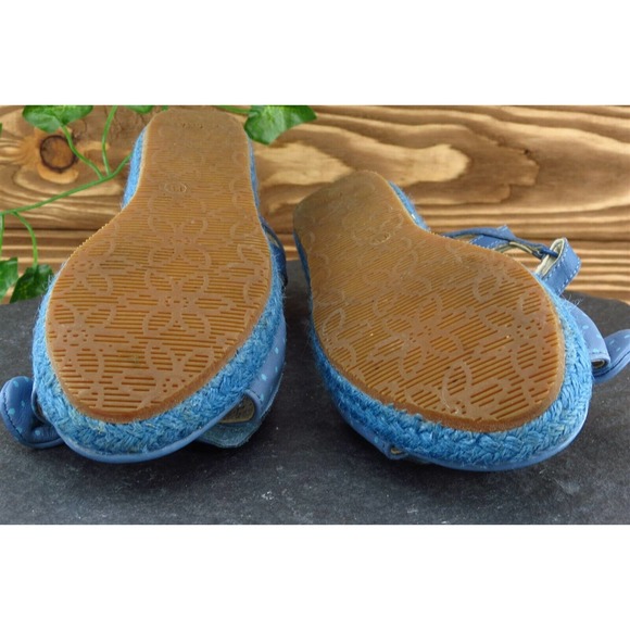 Clarks Youth Girls Shoes Size 1 M Blue Ankle Synthetic - Picture 7 of 7